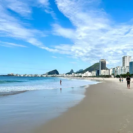 Apartamento Pe Na Areia Em Copacabana Rio de Janeiro Exterior photo